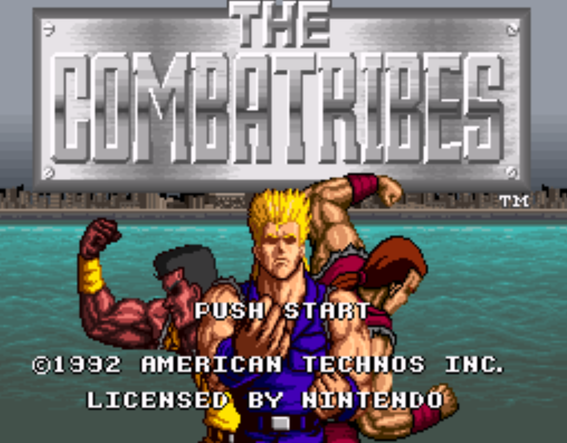 The Combatribes Title Screen